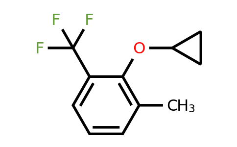 CAS 1243442-09-2 | 2-Cyclopropoxy-1-methyl-3-(trifluoromethyl)benzene