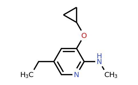 CAS 1243442-11-6 | 3-Cyclopropoxy-5-ethyl-N-methylpyridin-2-amine