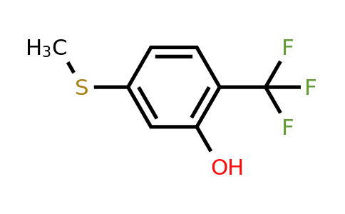 CAS 1243442-12-7 | 5-(Methylthio)-2-(trifluoromethyl)phenol