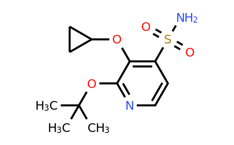 CAS 1243442-13-8 | 2-Tert-butoxy-3-cyclopropoxypyridine-4-sulfonamide