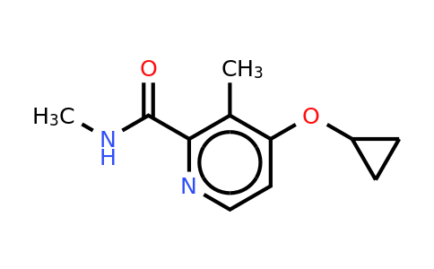 CAS 1243442-14-9 | 4-Cyclopropoxy-N,3-dimethylpicolinamide