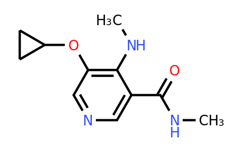 CAS 1243442-21-8 | 5-Cyclopropoxy-N-methyl-4-(methylamino)nicotinamide