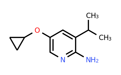 CAS 1243442-22-9 | 5-Cyclopropoxy-3-(propan-2-YL)pyridin-2-amine