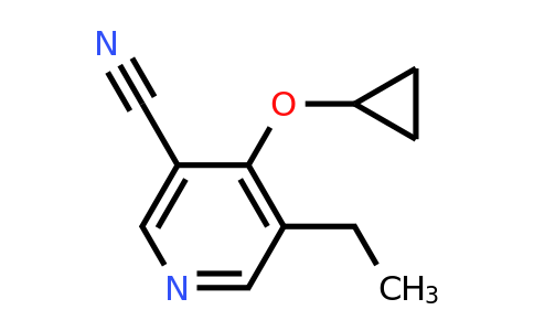 CAS 1243442-25-2 | 4-Cyclopropoxy-5-ethylnicotinonitrile