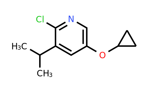 CAS 1243442-28-5 | 2-Chloro-5-cyclopropoxy-3-(propan-2-YL)pyridine