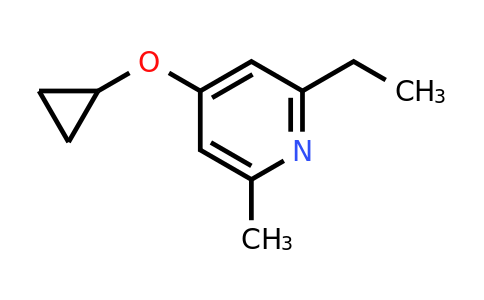 CAS 1243442-31-0 | 4-Cyclopropoxy-2-ethyl-6-methylpyridine