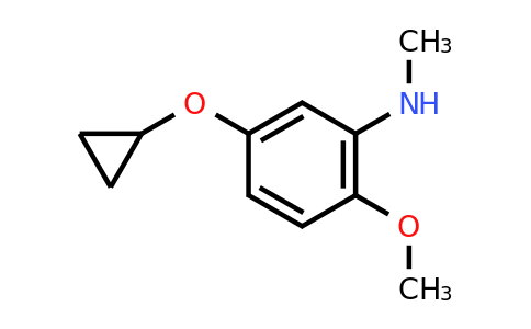 CAS 1243442-32-1 | 5-Cyclopropoxy-2-methoxy-N-methylaniline