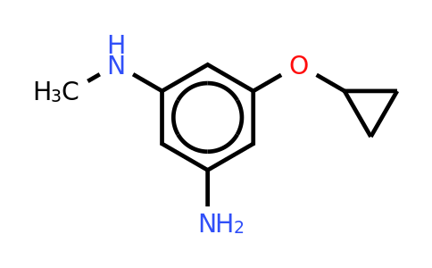 CAS 1243442-36-5 | 5-Cyclopropoxy-1-N-methylbenzene-1,3-diamine