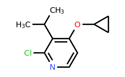 CAS 1243442-38-7 | 2-Chloro-4-cyclopropoxy-3-(propan-2-YL)pyridine