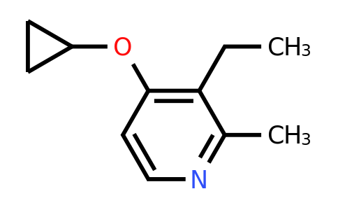 CAS 1243442-44-5 | 4-Cyclopropoxy-3-ethyl-2-methylpyridine