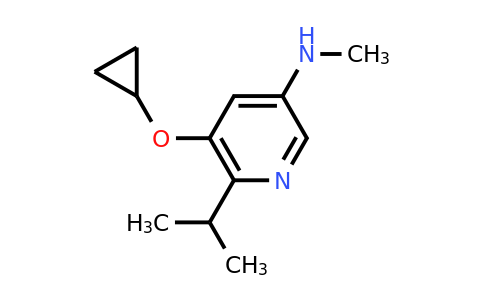 CAS 1243442-46-7 | 5-Cyclopropoxy-6-isopropyl-N-methylpyridin-3-amine