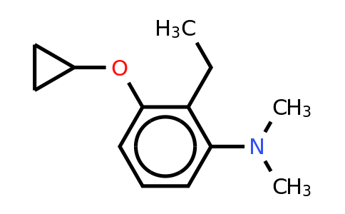 CAS 1243442-49-0 | 3-Cyclopropoxy-2-ethyl-N,n-dimethylaniline