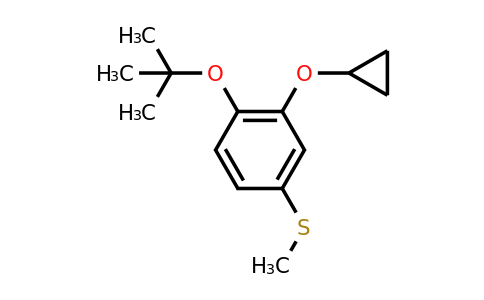 CAS 1243442-52-5 | (4-Tert-butoxy-3-cyclopropoxyphenyl)(methyl)sulfane