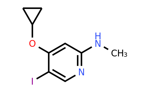 CAS 1243442-58-1 | 4-Cyclopropoxy-5-iodo-N-methylpyridin-2-amine
