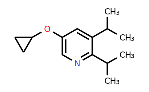 CAS 1243442-59-2 | 5-Cyclopropoxy-2,3-diisopropylpyridine