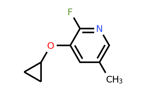 CAS 1243442-64-9 | 3-Cyclopropoxy-2-fluoro-5-methylpyridine