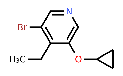 CAS 1243442-65-0 | 3-Bromo-5-cyclopropoxy-4-ethylpyridine