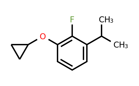 CAS 1243442-67-2 | 1-Cyclopropoxy-2-fluoro-3-(propan-2-YL)benzene