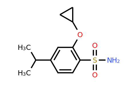 CAS 1243442-75-2 | 2-Cyclopropoxy-4-isopropylbenzenesulfonamide