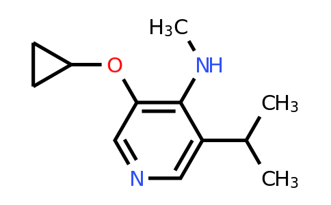 CAS 1243442-76-3 | 3-Cyclopropoxy-5-isopropyl-N-methylpyridin-4-amine