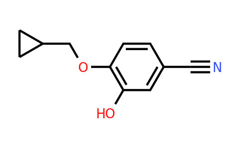 CAS 1243442-80-9 | 4-(Cyclopropylmethoxy)-3-hydroxybenzonitrile