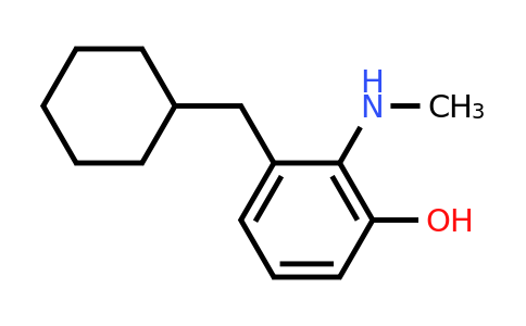 CAS 1243442-82-1 | 3-(Cyclohexylmethyl)-2-(methylamino)phenol