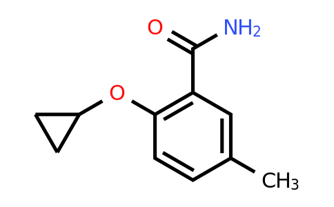 CAS 1243442-85-4 | 2-Cyclopropoxy-5-methylbenzamide