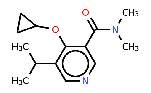 CAS 1243442-88-7 | 4-Cyclopropoxy-5-isopropyl-N,n-dimethylnicotinamide