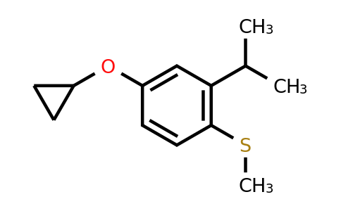 CAS 1243442-90-1 | (4-Cyclopropoxy-2-isopropylphenyl)(methyl)sulfane
