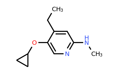 CAS 1243442-91-2 | 5-Cyclopropoxy-4-ethyl-N-methylpyridin-2-amine