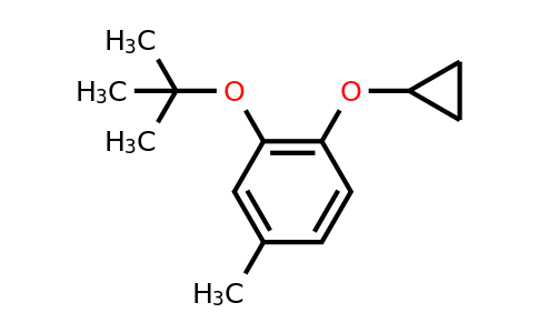 CAS 1243442-93-4 | 2-Tert-butoxy-1-cyclopropoxy-4-methylbenzene