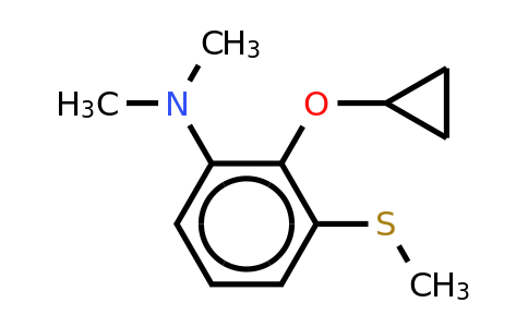 CAS 1243443-12-0 | 2-Cyclopropoxy-N,n-dimethyl-3-(methylthio)aniline