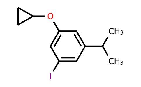 CAS 1243443-13-1 | 1-Cyclopropoxy-3-iodo-5-(propan-2-YL)benzene