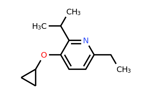 CAS 1243443-16-4 | 3-Cyclopropoxy-6-ethyl-2-isopropylpyridine