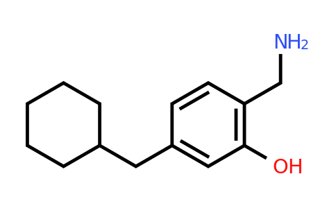 CAS 1243443-23-3 | 2-(Aminomethyl)-5-(cyclohexylmethyl)phenol