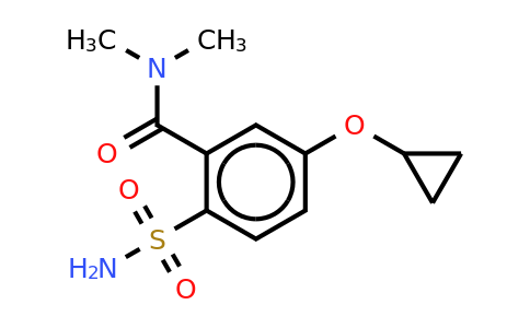CAS 1243443-27-7 | 5-Cyclopropoxy-N,n-dimethyl-2-sulfamoylbenzamide