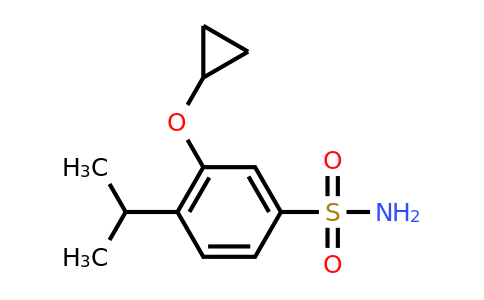 CAS 1243443-28-8 | 3-Cyclopropoxy-4-isopropylbenzenesulfonamide