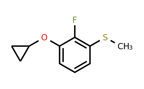 CAS 1243443-32-4 | (3-Cyclopropoxy-2-fluorophenyl)(methyl)sulfane
