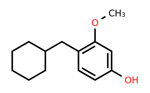 CAS 1243443-33-5 | 4-(Cyclohexylmethyl)-3-methoxyphenol