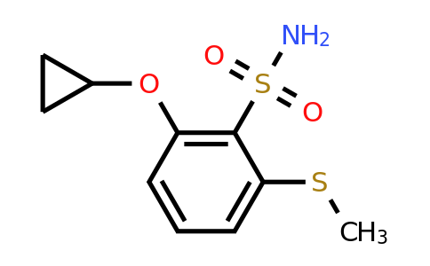 CAS 1243443-38-0 | 2-Cyclopropoxy-6-(methylthio)benzenesulfonamide