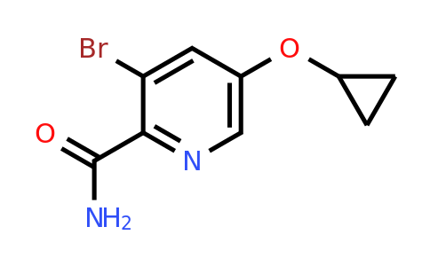 CAS 1243443-43-7 | 3-Bromo-5-cyclopropoxypicolinamide