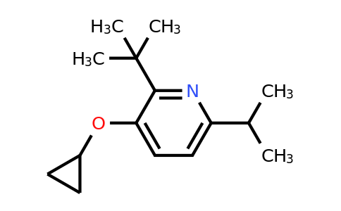 CAS 1243443-47-1 | 2-Tert-butyl-3-cyclopropoxy-6-isopropylpyridine