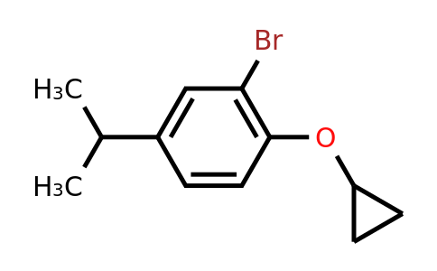 CAS 1243443-51-7 | 2-Bromo-1-cyclopropoxy-4-(propan-2-YL)benzene