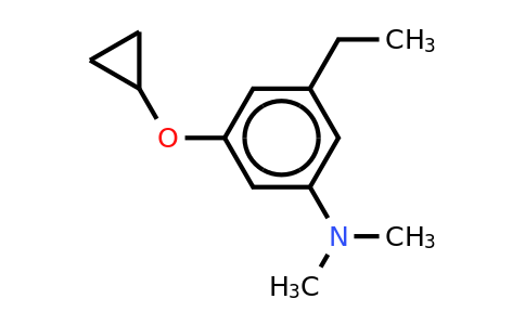 CAS 1243443-54-0 | 3-Cyclopropoxy-5-ethyl-N,n-dimethylaniline