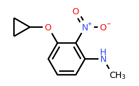 CAS 1243443-56-2 | 3-Cyclopropoxy-N-methyl-2-nitroaniline