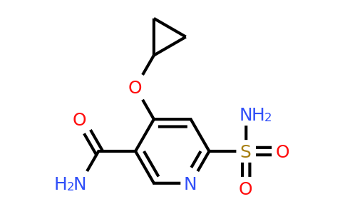 CAS 1243443-61-9 | 4-Cyclopropoxy-6-sulfamoylnicotinamide
