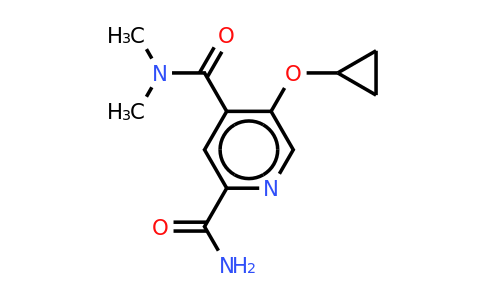 CAS 1243443-62-0 | 5-Cyclopropoxy-N4,N4-dimethylpyridine-2,4-dicarboxamide