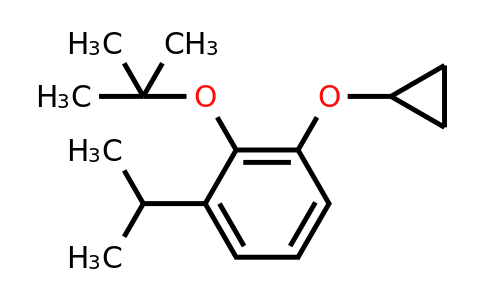 CAS 1243443-66-4 | 2-Tert-butoxy-1-cyclopropoxy-3-isopropylbenzene