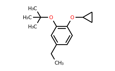 CAS 1243443-67-5 | 2-Tert-butoxy-1-cyclopropoxy-4-ethylbenzene