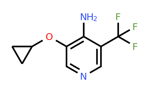 CAS 1243443-68-6 | 3-Cyclopropoxy-5-(trifluoromethyl)pyridin-4-amine